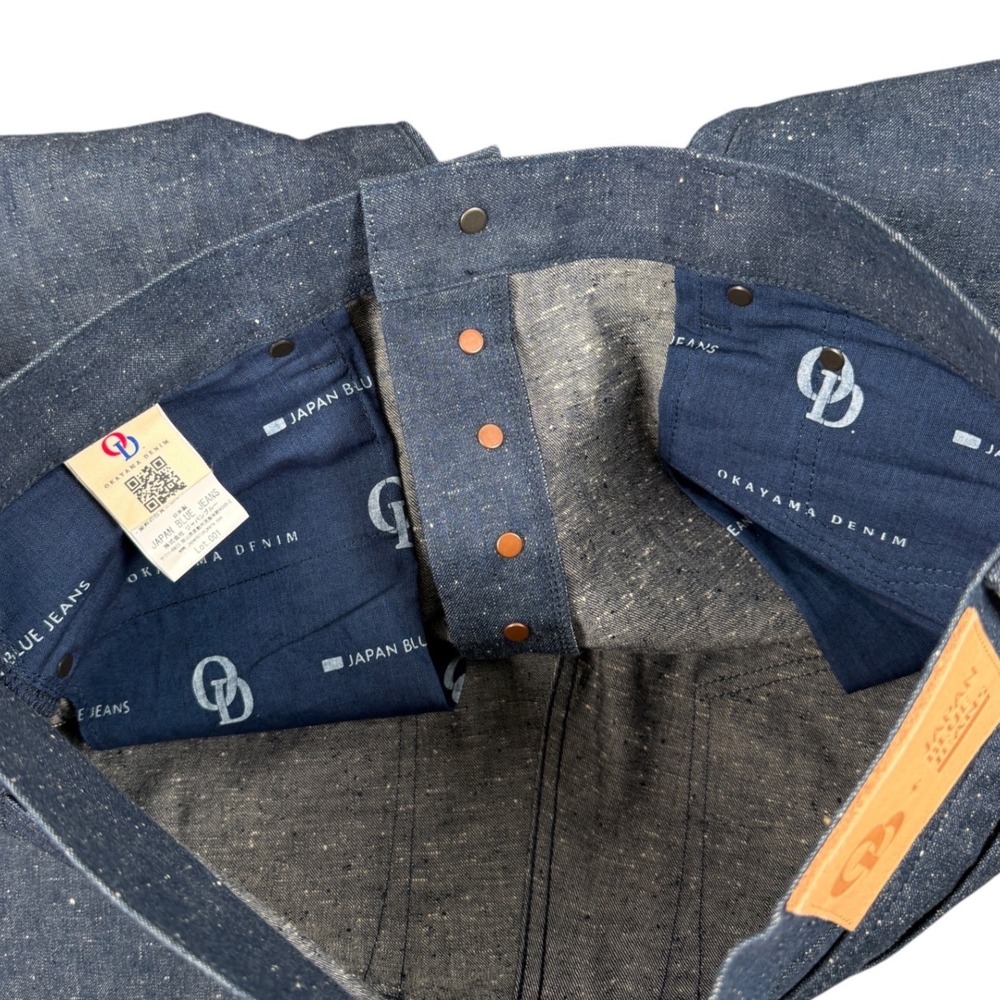 Japan Blue Jeans Okayama Denim Dog Days Sensei Mens Selvedge Jeans Denim 34X34 - Picture 9 of 13